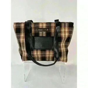 Longaberger Homestead Small Plaid Tote Bag‎